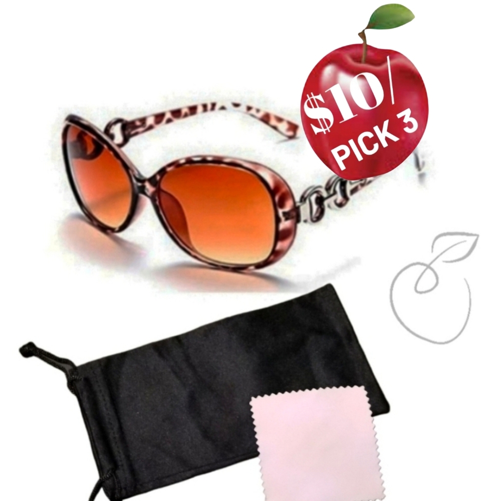 YVENIGHT VINTAGE OVERSIZE SUNGLASSES TORTOISESHELL